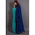 Dual Color abaya in Poly Crape  Dual Color abaya in Poly Crape